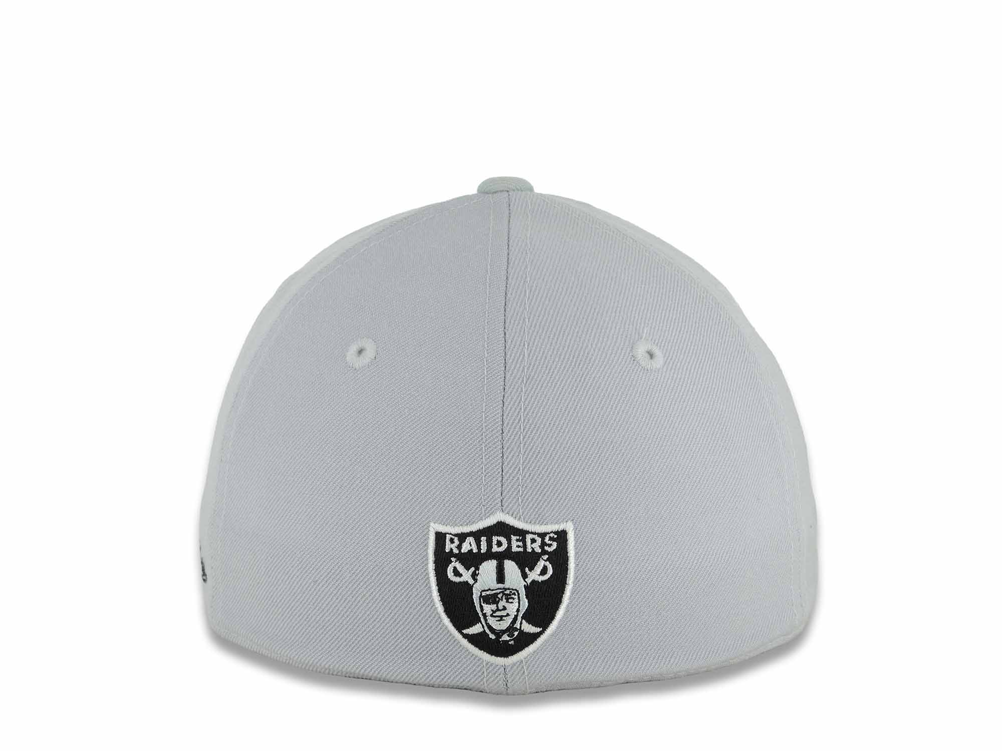 Los Angeles Raiders Mitchell & Ness NFL Fitted Cap Hat Gray Crown