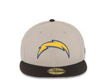 Load image into Gallery viewer, Los Angeles Chargers New Era NFL 59FIFTY 5950 Fitted 2017 Sideline Cap Hat Gray Crown Dark Gray Visor Team Color Logo
