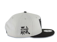 Load image into Gallery viewer, Las Vegas Raiders New Era NFL 9FIFTY 950 Inspire Snapback Cap Hat Gray Crown Black Visor Gray Logo
