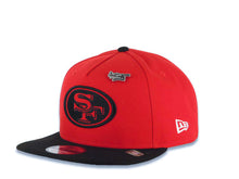 Load image into Gallery viewer, San Francisco New Era NFL 9FIFTY 950 Inspire Snapback Cap Hat Red Crown Black Visor Red/Black Logo
