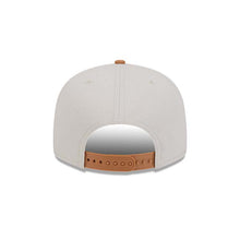 Load image into Gallery viewer, Los Angeles Chargers New Era NFL 9FIFTY 950 Snapback Cap Hat Stone Gray Crown Light Brown Visor White/Light Brown Logo (2-Tone Color Pack)
