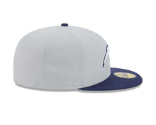 Load image into Gallery viewer, Los Angeles Chargers New Era NFL 59FIFTY 5950 Fitted Cap Hat Gray Crown Navy Blue Visor White/Navy Blue Logo (2-Tone Color Pack)
