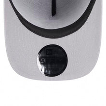 Load image into Gallery viewer, Las Vegas Raiders New Era NFL 9FIFTY 950 A-Frame Snapback Cap Hat Black Crown Gray Visor Team Color  with Text Logo (2025 Draft)
