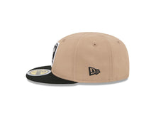 Load image into Gallery viewer, (Youth) Las Vegas Raiders New Era 59FIFTY 5950 Kid Fitted Cap Hat Khaki Crown Black Visor Team Color Logo
