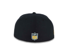 Load image into Gallery viewer, Los Angeles Chargers New Era NFL 59FIFTY 5950 Fitted Cap Hat Navy Blue Crown/Visor Metallic Silver Logo Bolt Side Patch Green UV
