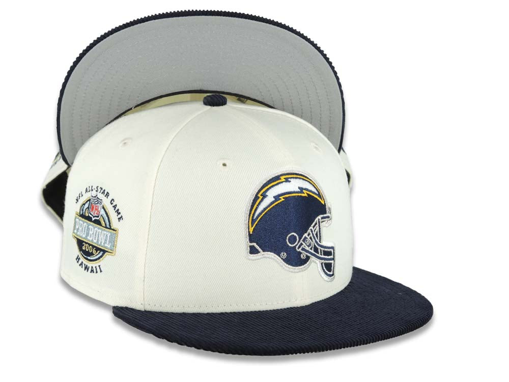 Corduroy Visor) Chargers New Era NFL 59FIFTY 5950 Fitted Cap Hat