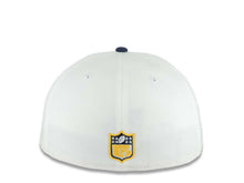 Load image into Gallery viewer, Los Angeles Chargers New Era NFL 59FIFTY 5950 Fitted Cap Hat White Crown Navy Blue Visor White/Navy Blue/Yellow Logo Gray UV
