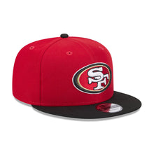 Load image into Gallery viewer, San Francisco 49ers New Era NFL 9FIFTY 950 Snapback Cap Hat Red Crown Black Visor Team Color Logo Gray UV
