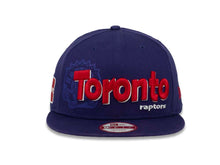 Load image into Gallery viewer, Toronto Raptors New Era NBA 9FIFTY 950 Snapback Hardwood Classic Cap Hat Purple Crown/Visor Red/White Logo
