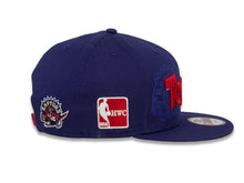 Load image into Gallery viewer, Toronto Raptors New Era NBA 9FIFTY 950 Snapback Hardwood Classic Cap Hat Purple Crown/Visor Red/White Logo
