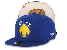Load image into Gallery viewer, Golden State Warriors New Era NBA 59FIFTY 5950 Fitted Cap Hat Royal Blue Crown/Visor Team Color Logo City Factor

