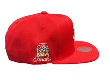 Load image into Gallery viewer, Houston Rockets Mitchell &amp; Ness NBA Snapback Cap Hat Red Crown/Visor Green Logo Inverted
