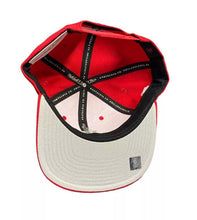 Load image into Gallery viewer, Houston Rockets Mitchell &amp; Ness NBA Snapback Cap Hat Red Crown/Visor Green Logo Inverted
