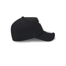 Load image into Gallery viewer, Chicago Bulls New Era NBA 9FORTY 940 Adjustable A-Frame Cap Hat Black Crown/Visor Team Color Logo
