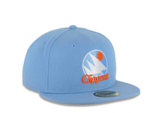 Load image into Gallery viewer, San Diego Clippers New Era NBA 59FIFTY 5950 Fitted Cap Hat Sky Blue Crown/Visor Team Color Logo Gray UV
