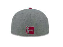 Load image into Gallery viewer, Los Angeles Lakers New Era NBA 59FIFTY 5950 Fitted Heather Cap Hat Gray Crown Magenta Visor Gray/Magenta Logo
