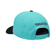 Load image into Gallery viewer, San Antonio Spurs Mitchell &amp; Ness NBA Snapback Flex Cap Hat Teal Crown Black Visor Team Color Logo
