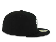 Load image into Gallery viewer, San Diego State Aztecs New Era NCAA 59FIFTY 5950 Fitted Cap Hat Black Crown/Visor White Logo Gray UV
