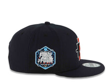 Load image into Gallery viewer, San Diego State Aztecs New Era NCAA 9FIFTY 950 Snapback Cap Hat Black Crown/Visor Team Color Logo 2023 Final Four Houston Side Patch Gray UV
