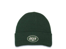 Load image into Gallery viewer, New York Jets NFL Cuffed Basic Beanie/Knit Dark Green Crown/Visor Team Color Logo

