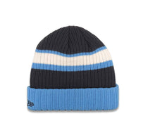 Load image into Gallery viewer, Los Angeles Chargers New Era NFL Cuffed Rib Knit Beanie Hat Navy Blue/Sky Blue/White Crown/Visor Team Color Logo

