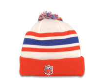 Load image into Gallery viewer, New England Patriots New Era NFL Cuffed Pom Sideline Beanie/Knit Hat White/Red/Blue Crown/Visor Team Color Logo
