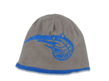 Load image into Gallery viewer, Orlando Magic Adidas NBA No Cuffed Reversible Beanie/Knit Gray/Blue Crown/Visor Blue Logo
