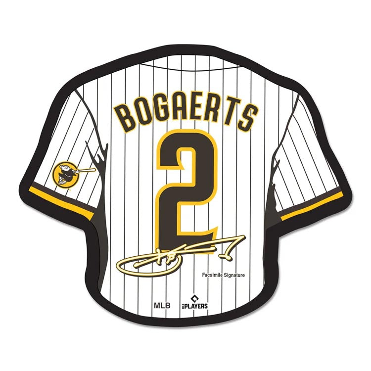 San Diego Padres WinCraft MLB Xander Bogaerts Jewelry Card Brown/Yellow/White Jersey Collector Pin