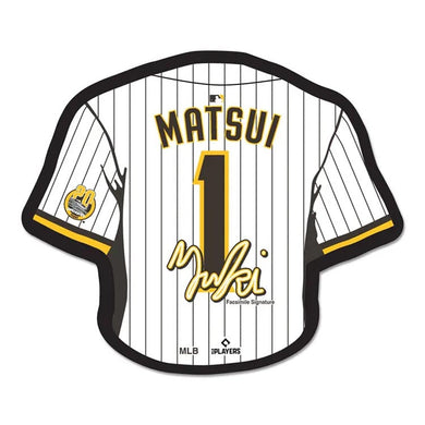 San Diego Padres WinCraft MLB Yuki Matsui Jewelery Card Brown/Yellow/White Jersey Collector Pin