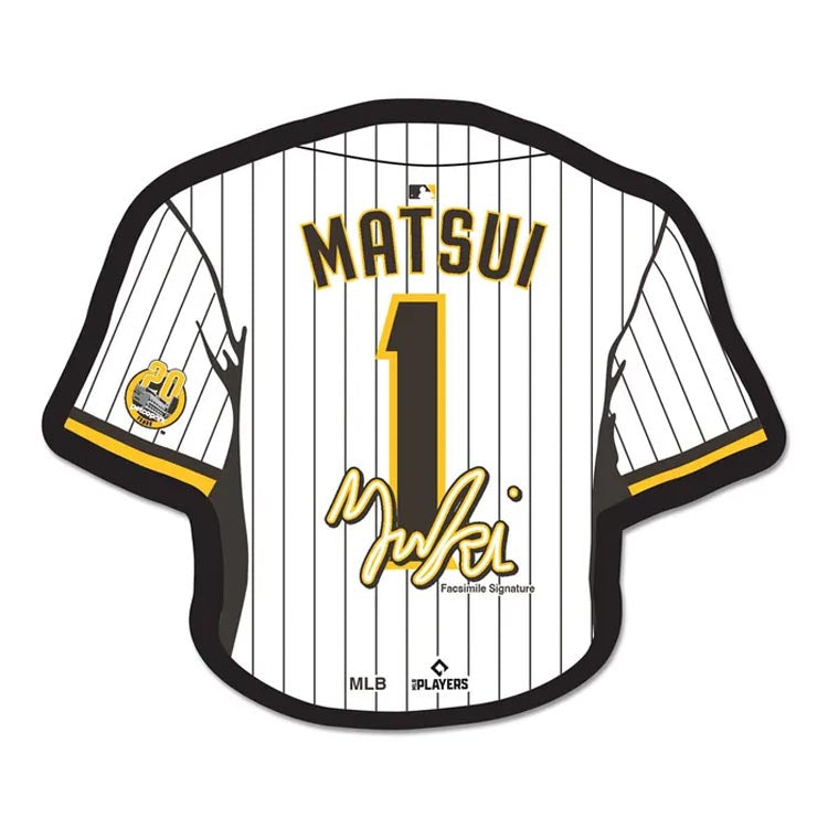 San Diego Padres WinCraft MLB Yuki Matsui Jewelery Card Brown/Yellow/White Jersey Collector Pin