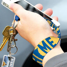 Load image into Gallery viewer, Los Angeles Dodgers WinCraft MLB 2-Tone Royal Blue/White Key Strap Lanyard
