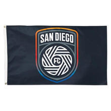 Load image into Gallery viewer, San Diego FC 3x5 Navy Blue Team Flags
