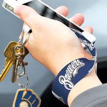 Load image into Gallery viewer, New York Yankees WinCraft MLB 2-Tone Navy Blue/Gray Key Strap Lanyard
