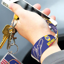 Load image into Gallery viewer, Las Vegas Raiders WinCraft NFL 2-Tone Black/Gray Key Strap Lanyard
