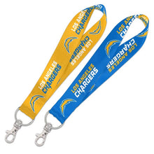 Load image into Gallery viewer, Los Angeles Chargers WinCraft NFL 2-Tone Sky Blue/Yellow Key Strap Lanyard
