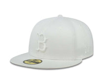 Load image into Gallery viewer, Boston Red Sox New Era MLB 59Fifty 5950 Fitted Cap Hat All White Crown/Visor White Logo
