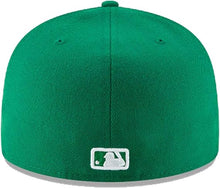 Load image into Gallery viewer, Los Angeles Dodgers New Era MLB Fitted Cap Hat Green Crown/Visor White Logo
