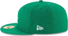 Load image into Gallery viewer, Los Angeles Dodgers New Era MLB Fitted Cap Hat Green Crown/Visor White Logo

