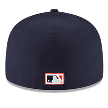 Load image into Gallery viewer, San Diego Padres New Era MLB 59Fifty 5950 Fitted Cap Hat Navy Crown/Visor White/Orange Logo (Tony Gwynn Era)
