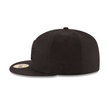 Load image into Gallery viewer, Oakland Athletics New Era MLB 59FIFTY 5950 Fitted Cap Hat Black Crown/Visor Black Logo 
