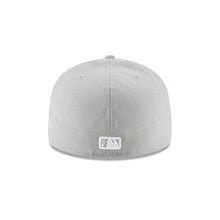 Load image into Gallery viewer, Los Angeles Dodgers New Era MLB 59FIFTY 5950 Fitted Cap Hat Gray Crown/Visor White Logo 
