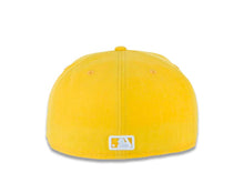 Load image into Gallery viewer, Los Angeles Dodgers New Era MLB 59FIFTY 5950 Fitted Cap Hat Light Yellow Crown/Visor White Logo 
