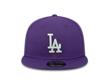 Load image into Gallery viewer, Los Angeles Dodgers New Era MLB 59FIFTY 5950 Fitted Cap Hat Purple Crown/Visor White Logo 
