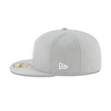 Load image into Gallery viewer, New York Yankees New Era MLB 59FIFTY 5950 Fitted Cap Hat Gray Crown/Visor White Logo 
