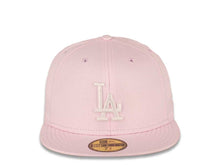Load image into Gallery viewer, Los Angeles Dodgers New Era MLB 59FIFTY 5950 Fitted Cap Hat Pink Crown/Visor White Logo (Pastel) 
