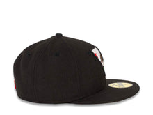 Load image into Gallery viewer, California State New Era 59FIFTY 5950 Fitted Cap Hat Black Crown/Visor California Republic Flag Inside California State Map Logo
