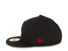 Load image into Gallery viewer, California State New Era 59FIFTY 5950 Fitted Cap Hat Black Crown/Visor California Republic Flag Inside California State Map Logo
