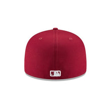 Load image into Gallery viewer, New York Yankees New Era MLB 59FIFTY 5950 Fitted Cap Hat Cardinal Crown/Visor White Logo 
