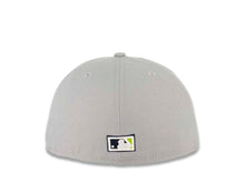 Load image into Gallery viewer, Montreal Expos New Era MLB 59FIFTY 5950 Fitted Cap Hat Gray Crown/Visor Navy/Cyber Green Logo Navy UV
