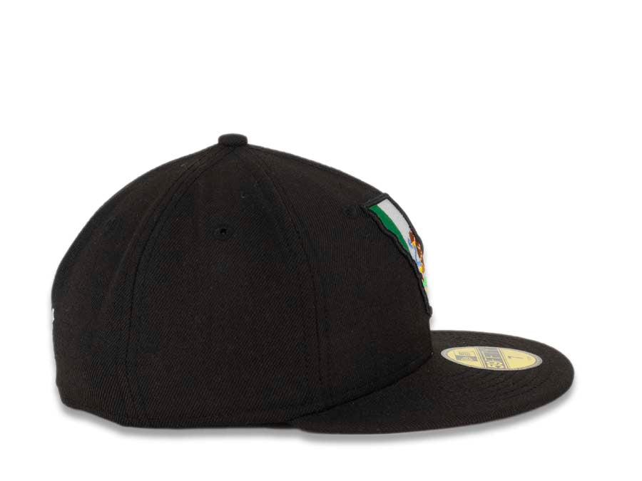 CaliMex New Era 59FIFTY 5950 Fitted Cap Hat Black Crown